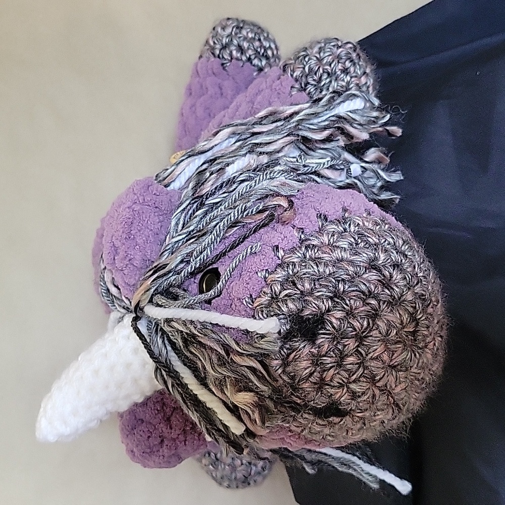 Handmade unicorn plush